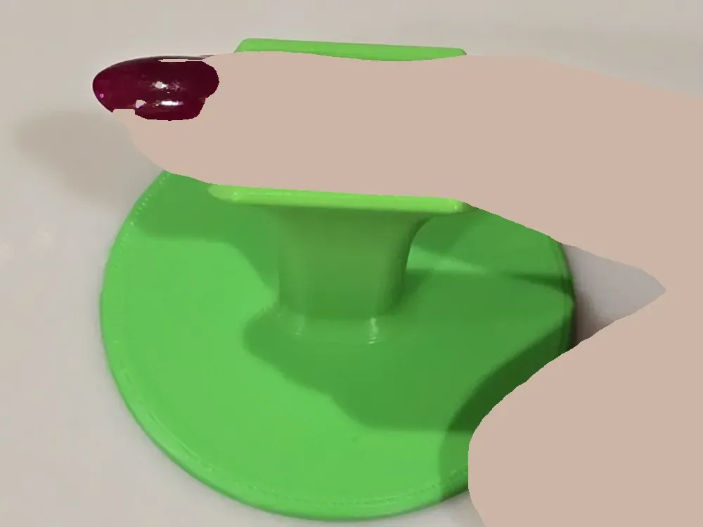 Reposa dedos ergonómico para manicura, vista 1