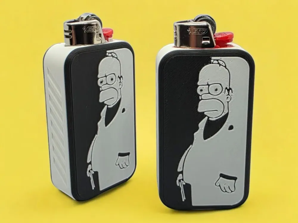 Manga Bic de Homer "Scarface", vista 1