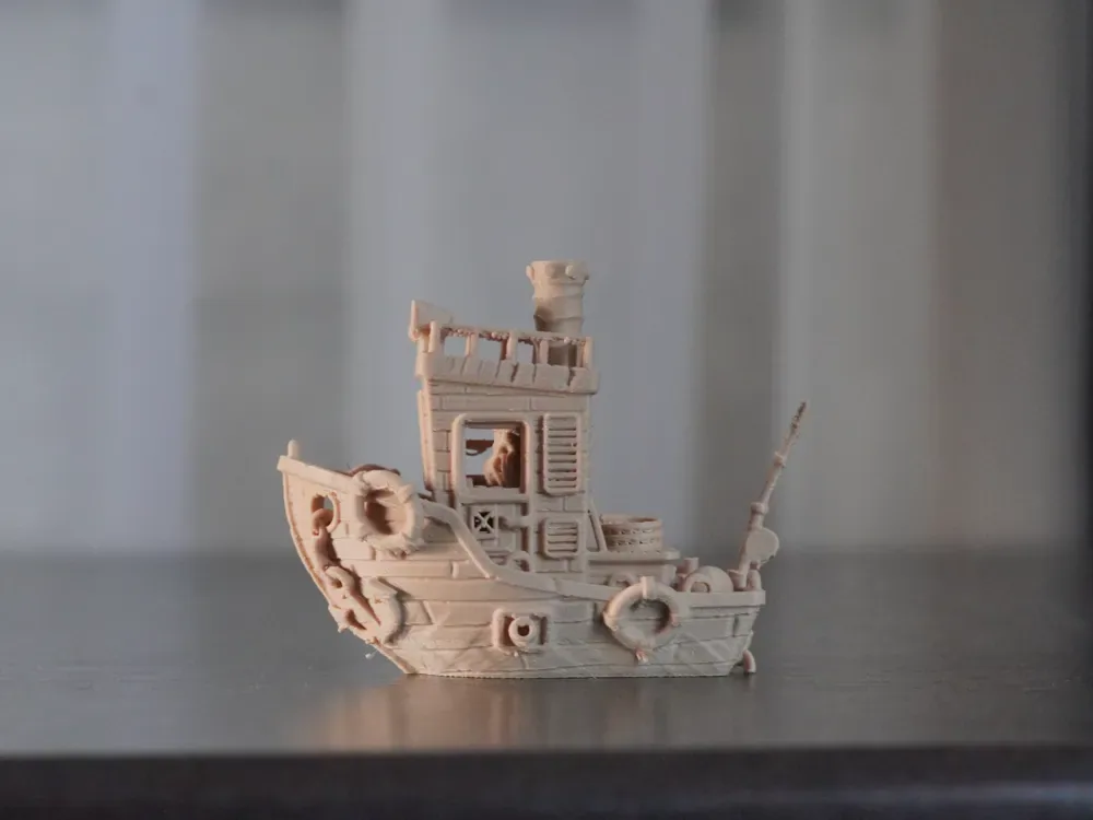 Benchy de alto detalle – 10.º aniversario, vista 1