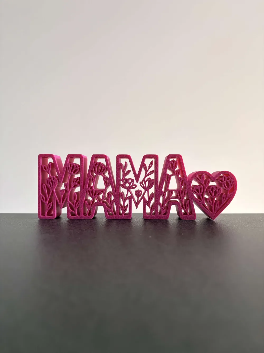 Exhibición MAMA del Día de la Madre - Corazón floral, vista 2