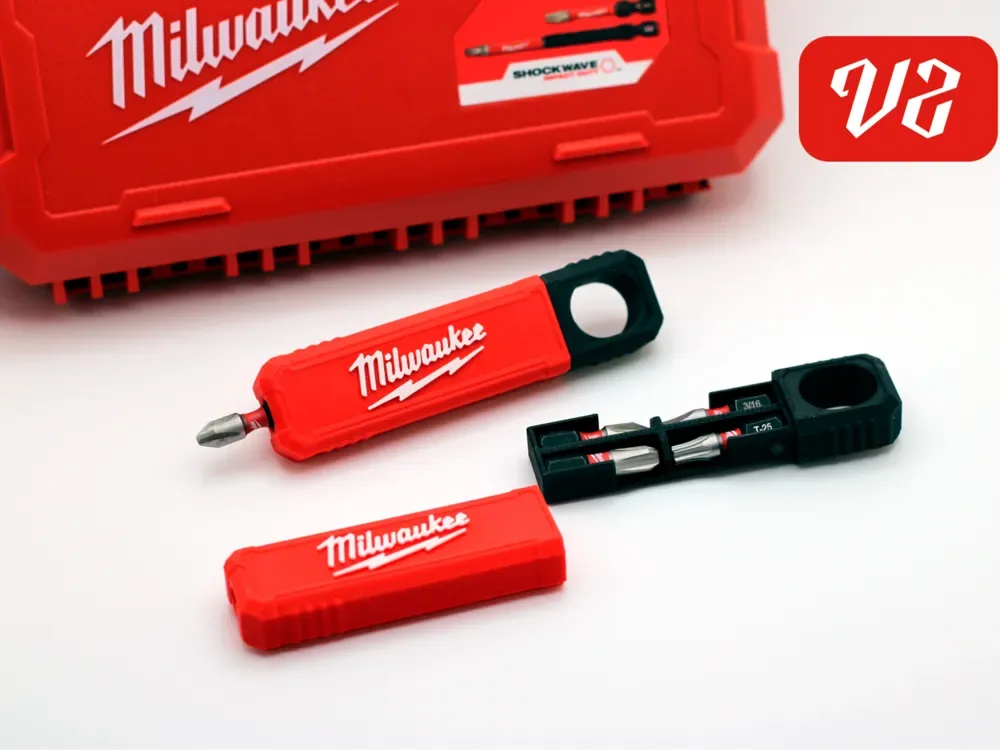 Destornillador de bolsillo Milwaukee V2 - Herramienta de puntas múltiples, vista 1