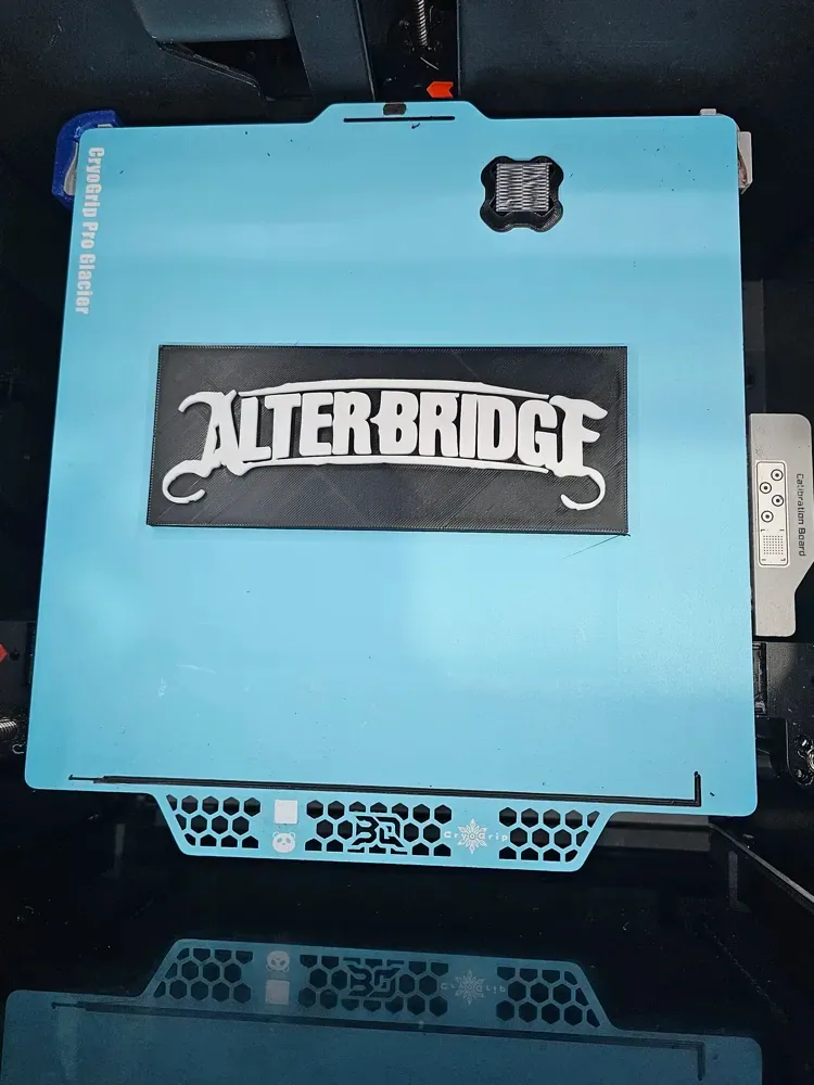 Cartel de pared con logotipo 3D de Simple Alter Bridge Rock Band, vista 2