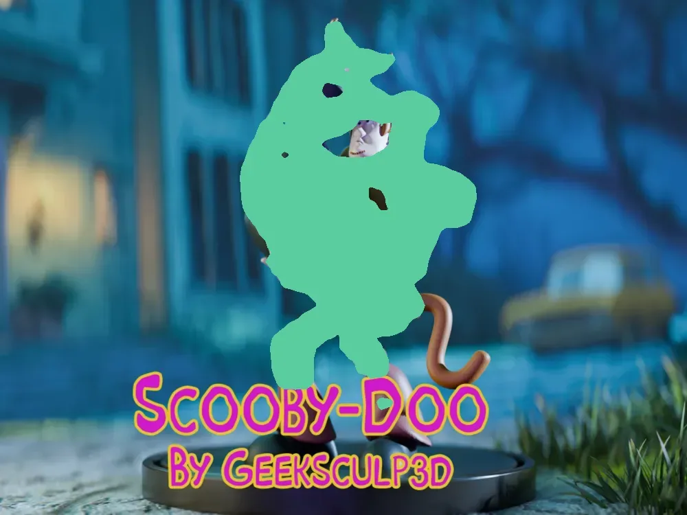 Figura coleccionable de fan art de Scooby-Doo y Shaggy, vista 1