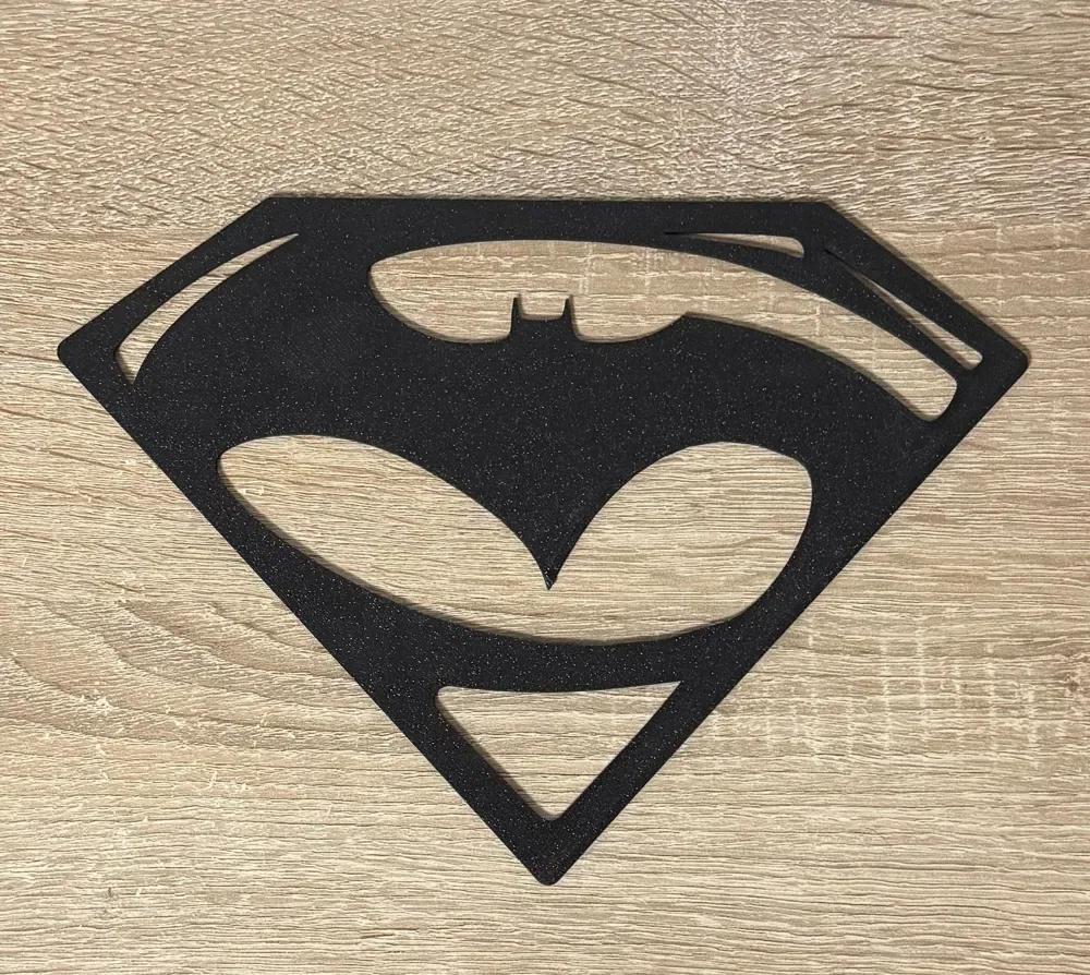 Logotipo de Batman vs Superman | Logotipo de Batman contra Superman, vista 2