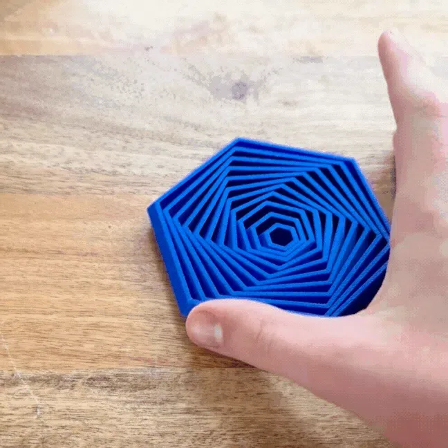 Inquieto hexagonal, vista 1