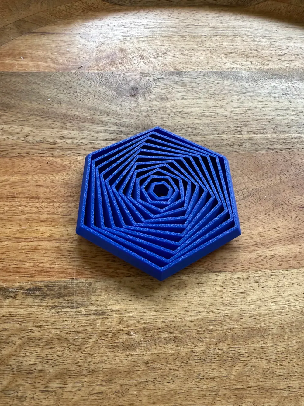 Inquieto hexagonal, vista 2