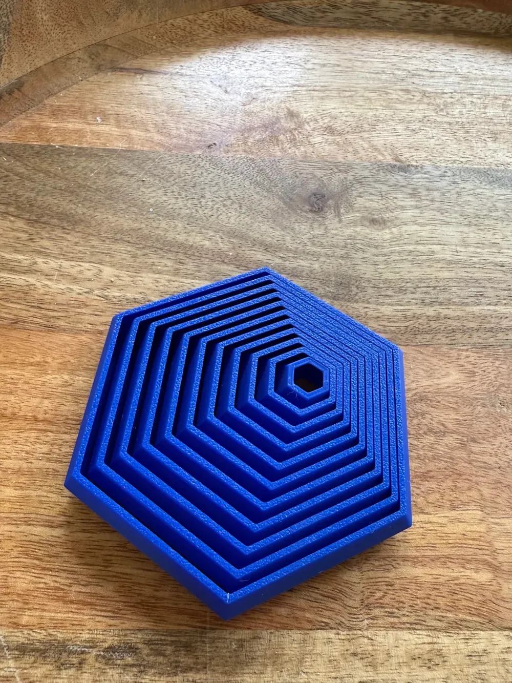 Inquieto hexagonal, vista 3