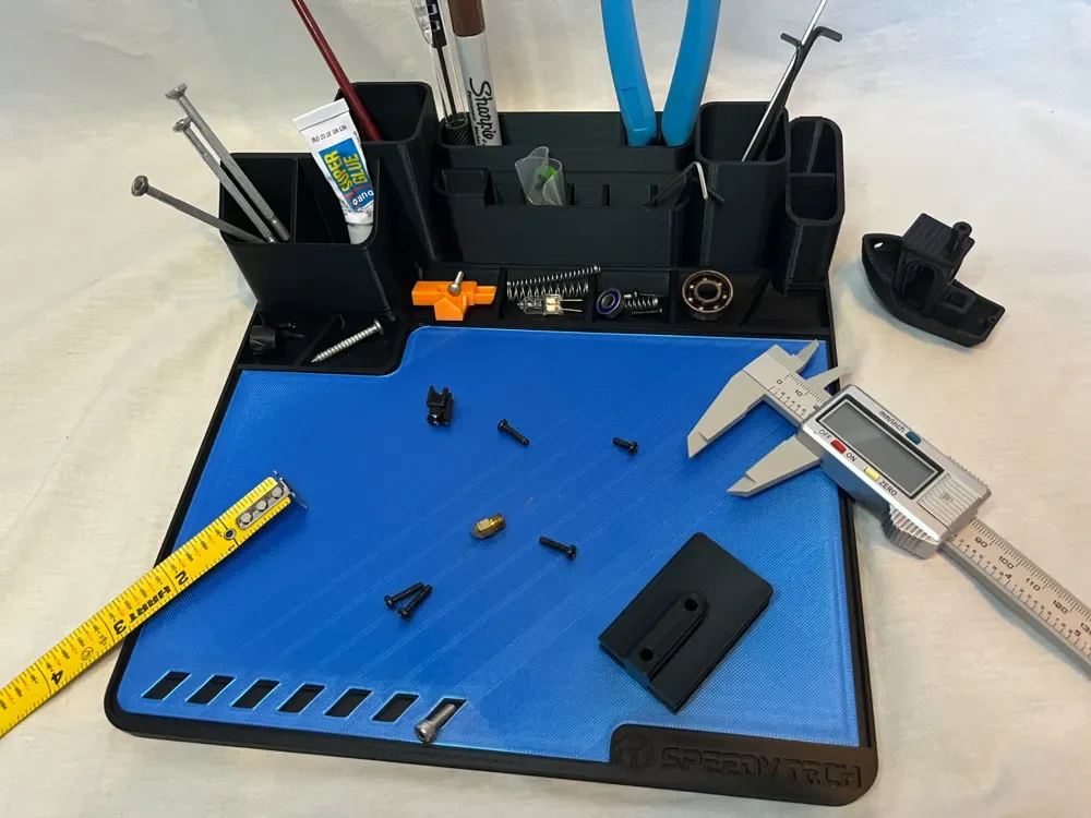 Tapete de trabajo organizador V1 Tool Tech (inserto de TPU), vista 1