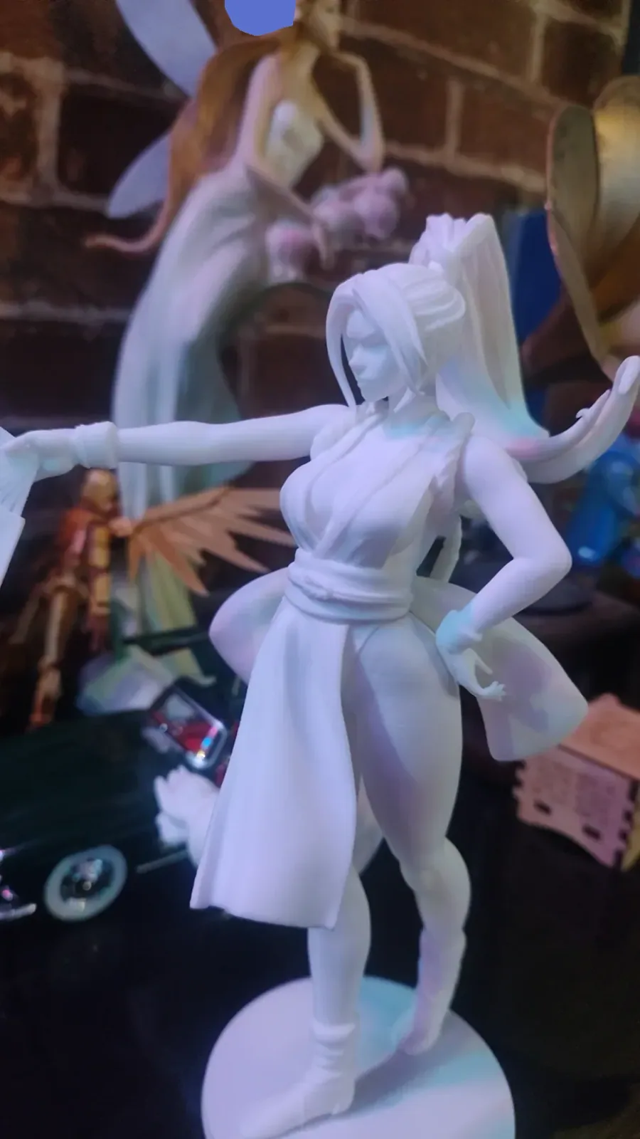 Mai Shiranui - piezas separadas, placas múltiples, soportes reducidos, alta precisión, vista 2