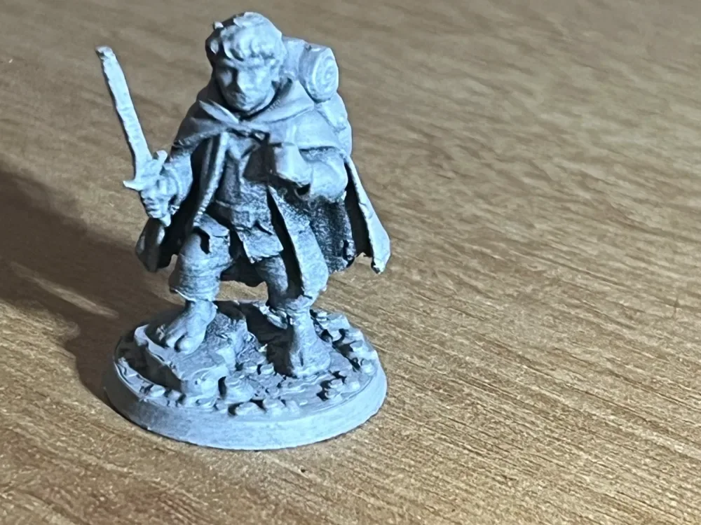 Figura en miniatura frodo hobbit, vista 1