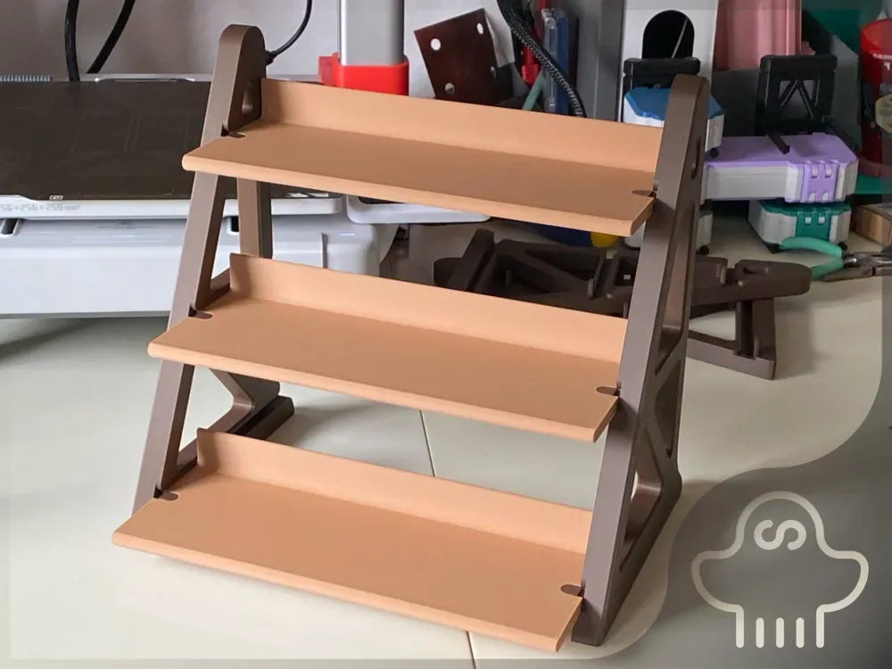 Estante de escalera, vista 1