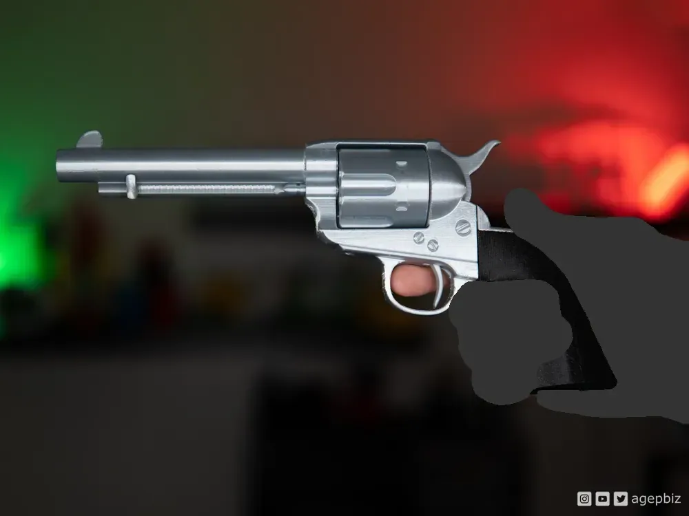 Revólver Cattleman - Revólver del ejército de acción simple Colt modelo 1873, vista 3