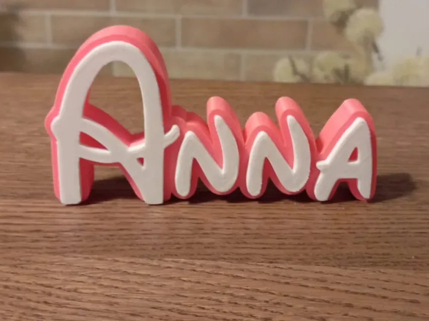 Anna Disney Nombre Signo Decorar Habitación Niño Cumpleaños, vista 1