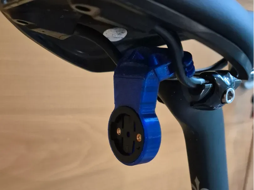 Soporte de sillín Garmin Varia para impresión 3D, vista 1