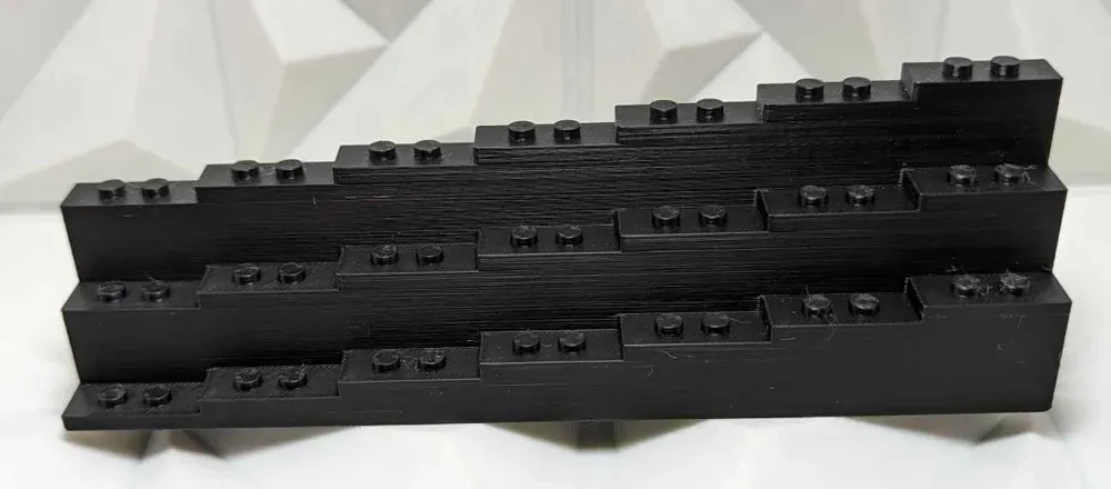 Soporte de exhibición para minifiguras de Lego para impresión 3D, vista 1