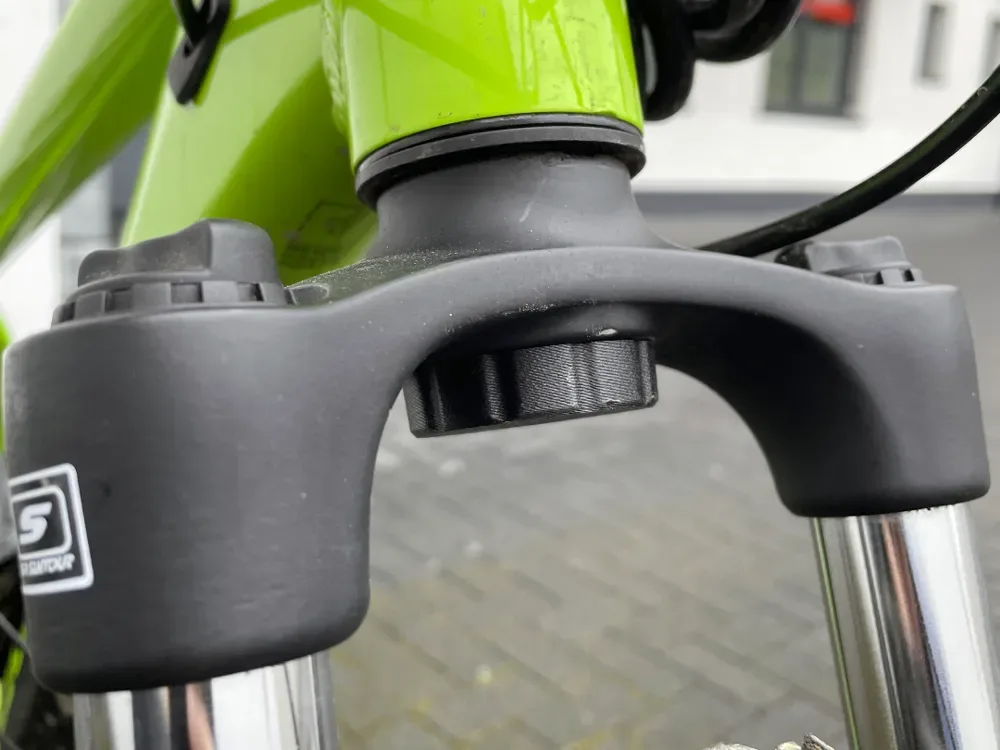 funda · soporte Apple Air Tag para bicicleta (CUBE AIM PRO) para impresión 3D, vista 1
