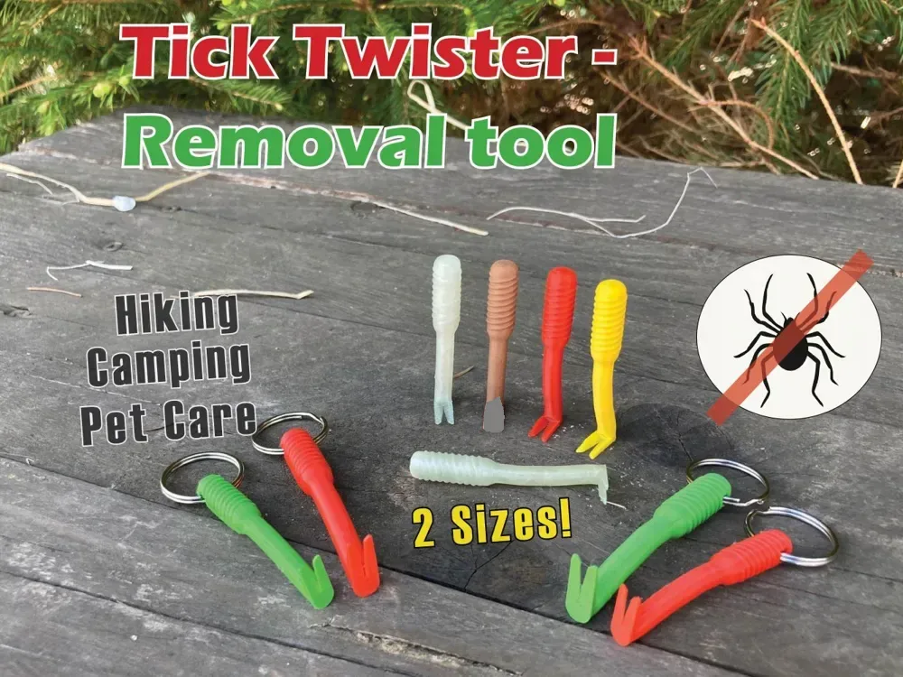 Tick Twister - Quitar herramienta para impresión 3D, vista 1