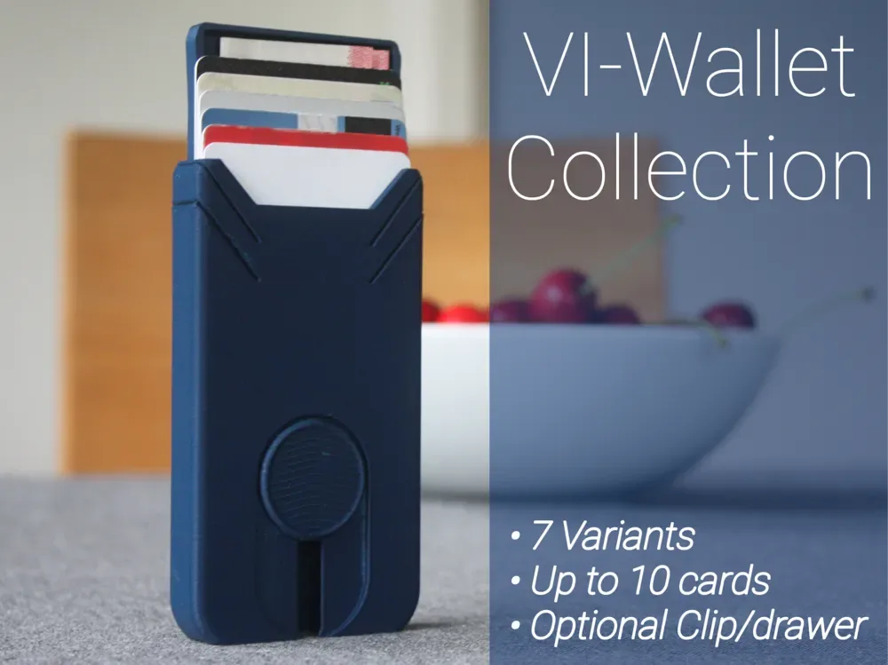 Colección VI-Wallet 2 para impresión 3D, vista 1