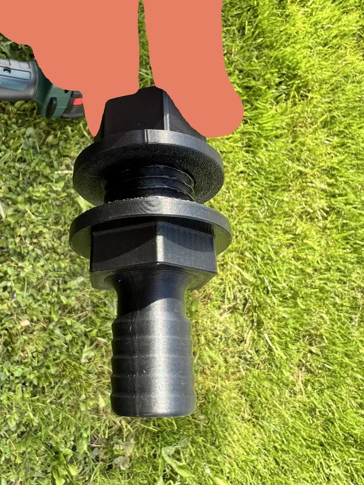 D30 Conexión barril de agua 3 · 4" D19 1" D25 Regen para impresión 3D, vista 2