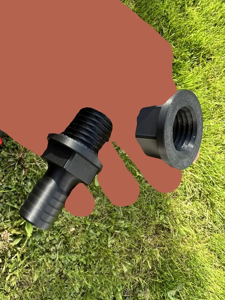 D30 Conexión barril de agua 3 · 4" D19 1" D25 Regen para impresión 3D, vista 3