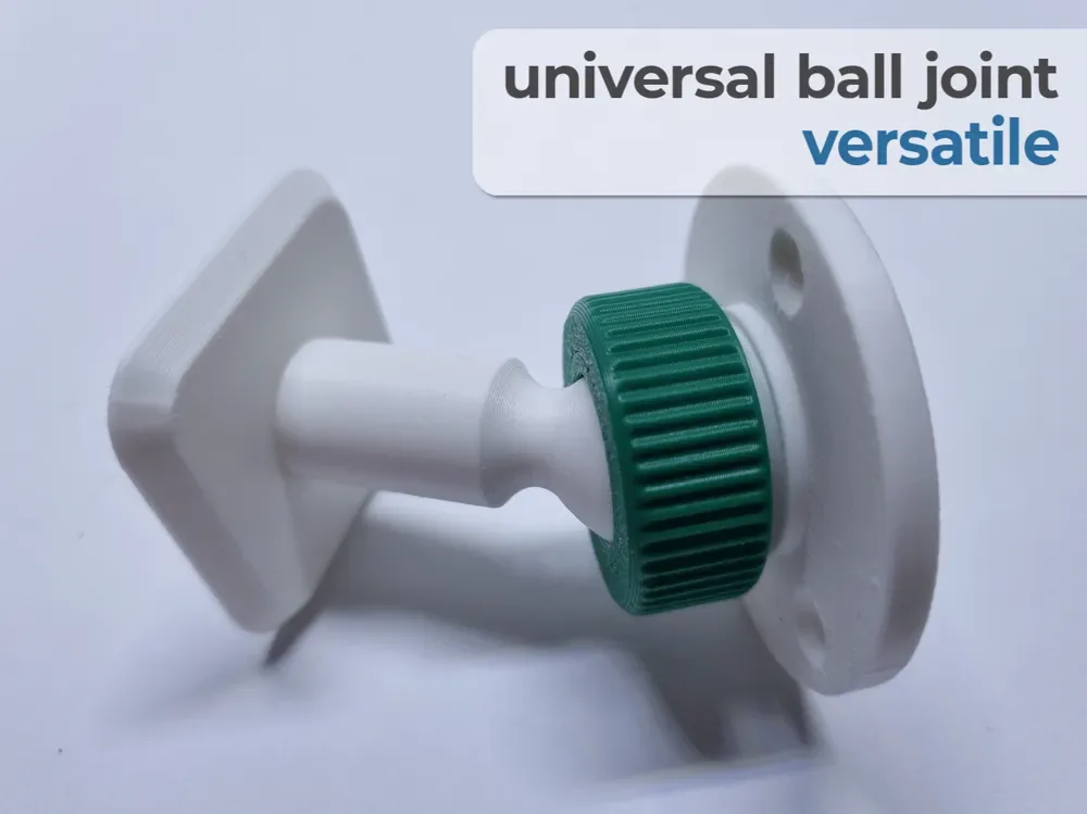 Rótula versátil para impresión 3D, vista 1