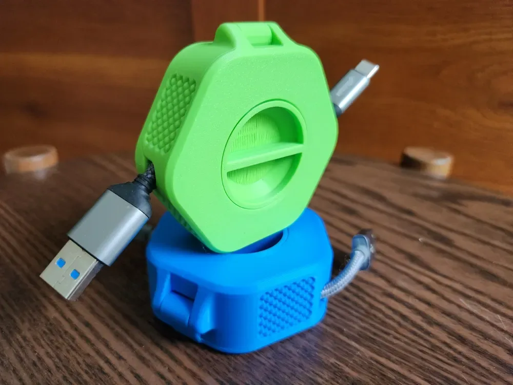 Organizador · Enrollador de cables portátil para impresión 3D, vista 1