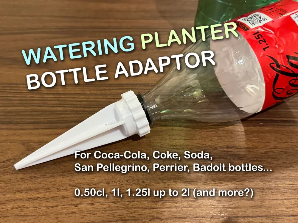 Adaptador para botella de riego, para botellas de Coca-Cola para impresión 3D, vista 1