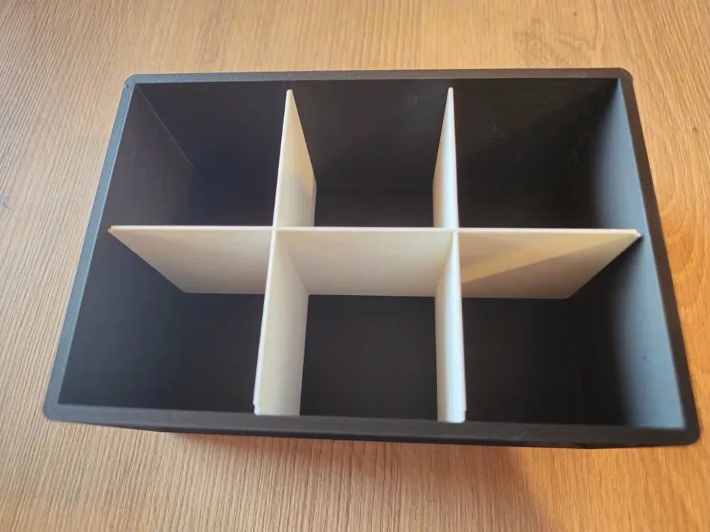 Caja para impresión 3D, vista 3