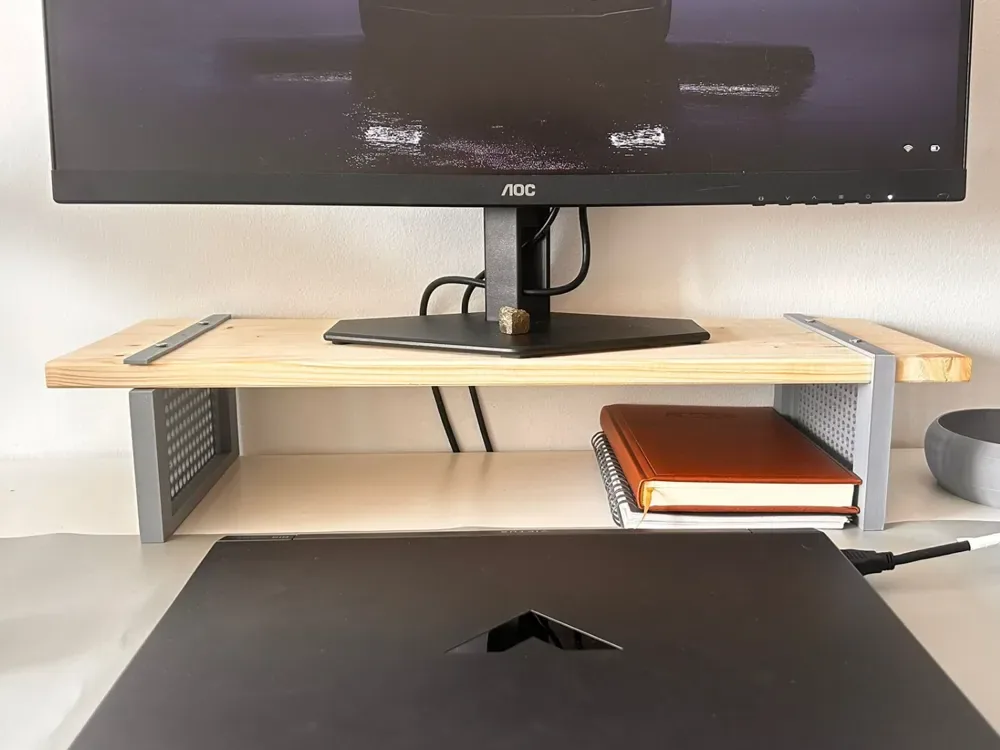 Soporte para monitor de computadora, vista 1