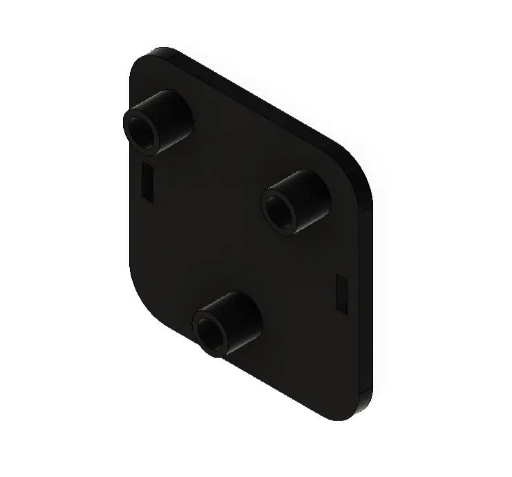 GANTRY para 3 Mini V-Wheels (perfil 2020), vista 2