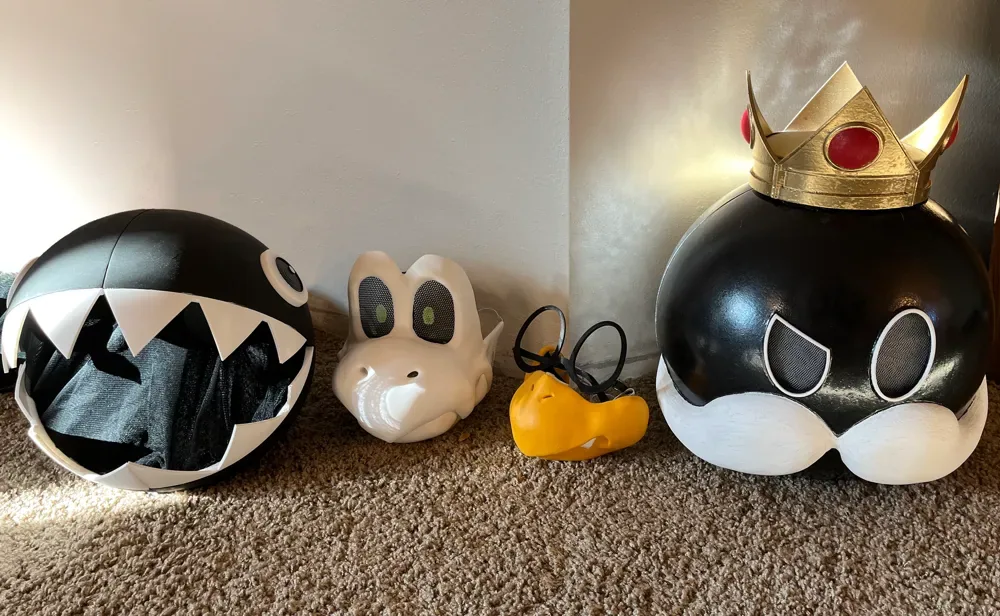 Máscara Kamek – Asistente de cosplay de Mario usable, vista 2