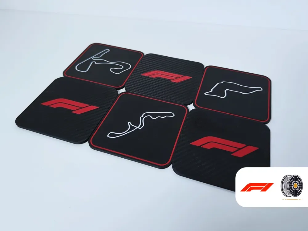 Juego de posavasos F1 | 6 circuitos icónicos adicionales, vista 2