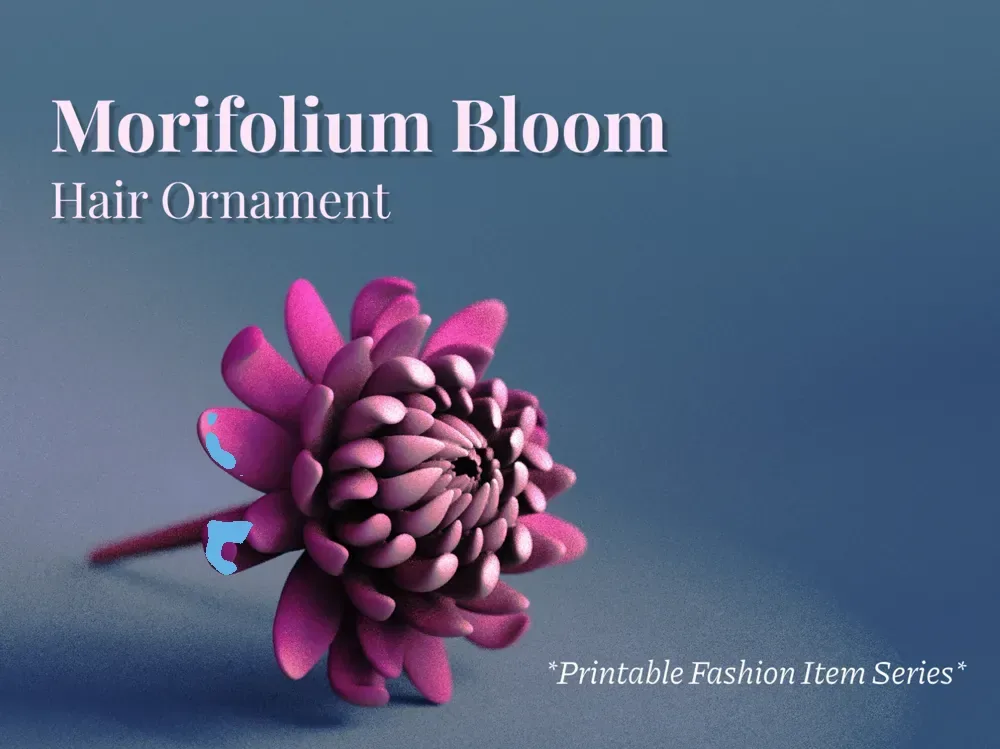 Adorno para el pelo de flor de Morifolium, vista 1