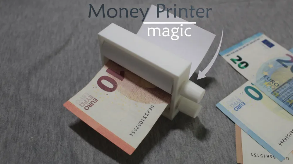 Impresora de dinero mágico, vista 2
