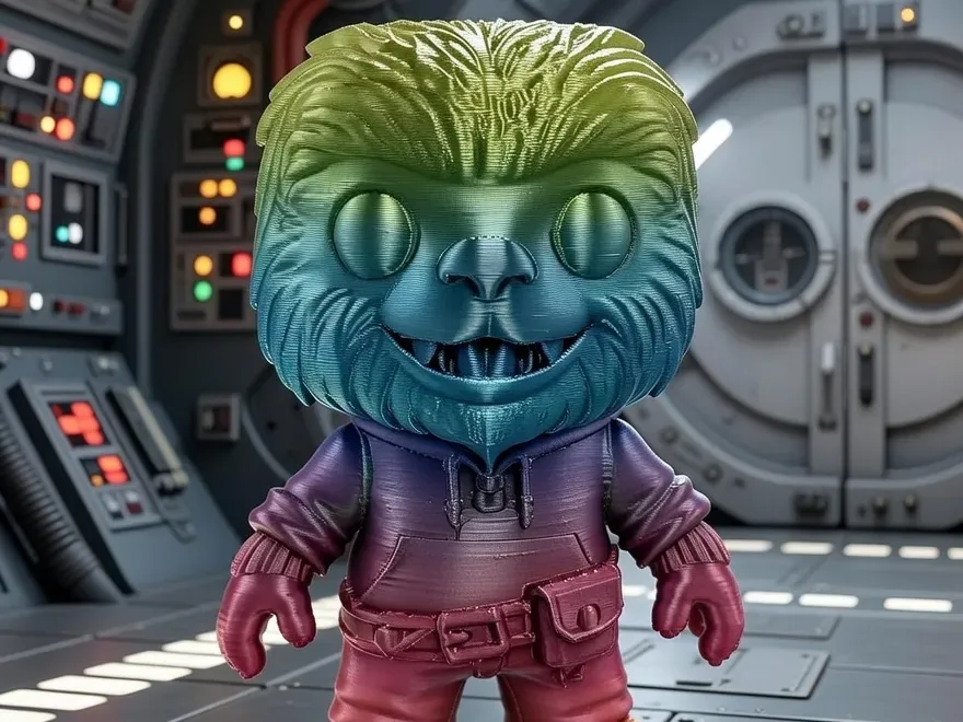 Chewbacca Funko Rebelde Urbano, vista 1