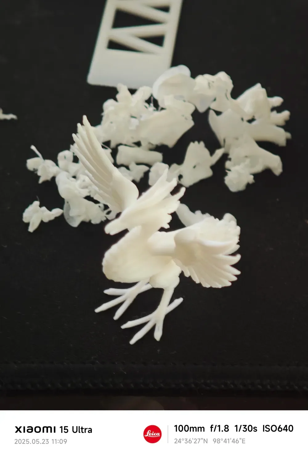 Gallo del zodiaco chino Requiere 10 gramos de filamento mini también se puede imprimir, vista 3