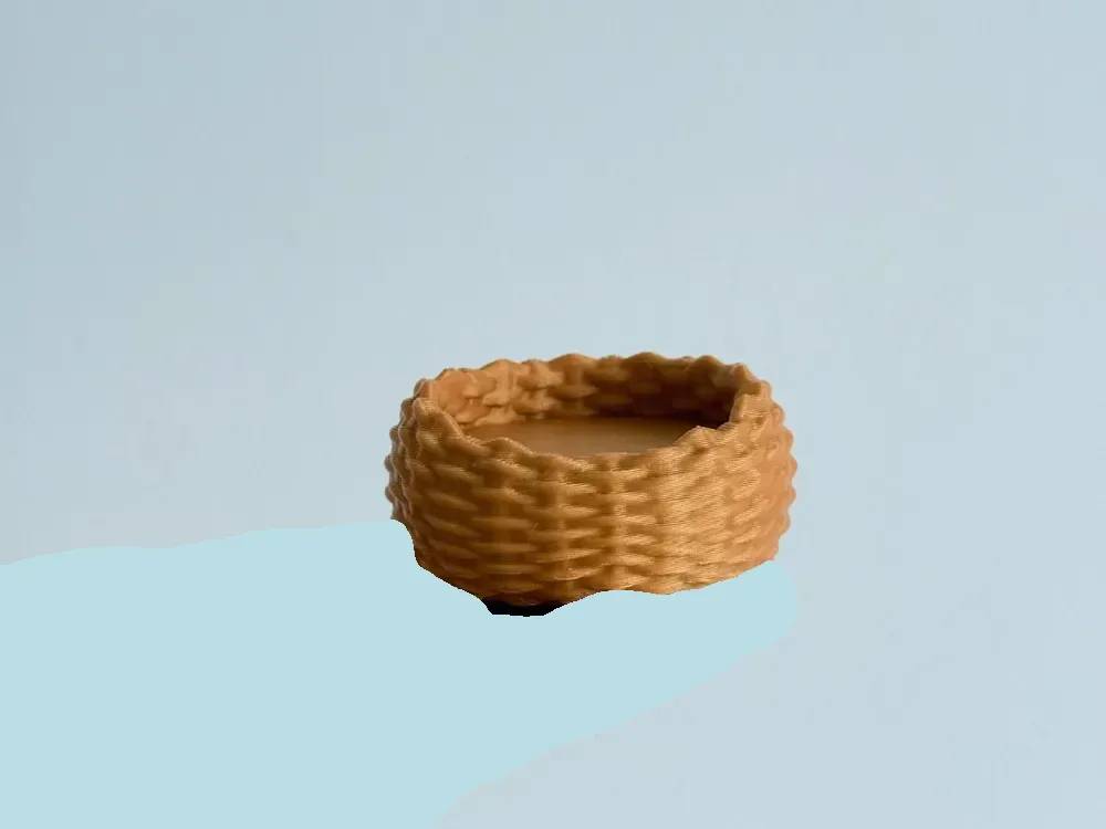 Minicama nido para mascotas estilo tejido - Impresión escalable, vista 1