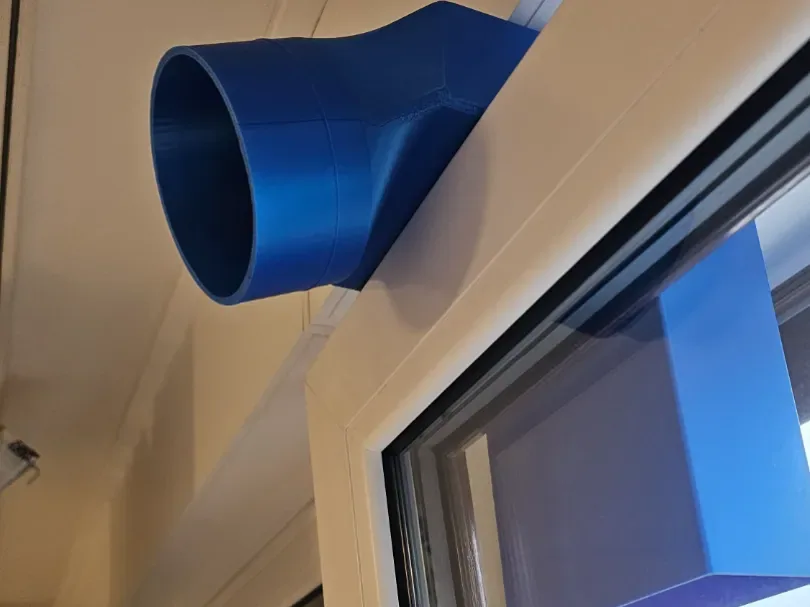 Adaptador de ventilación para puertas y ventanas basculantes., vista 1