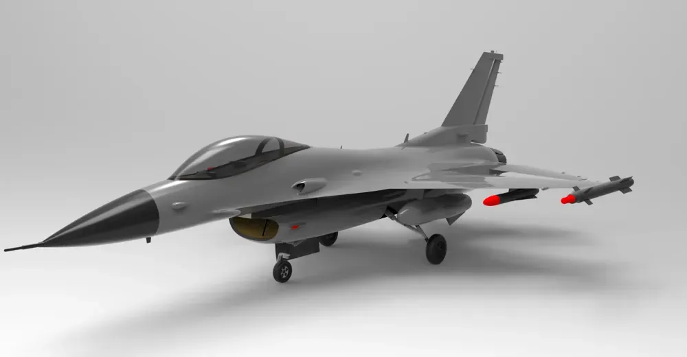 F 16-c, vista 1