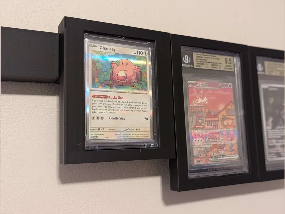Pared de tarjeta: montaje de tarjeta modular PSA, BGS, CGC y más para impresión 3D, vista 3