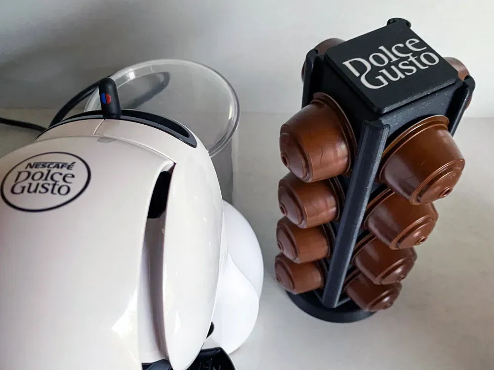 Porta cápsulas Dolce Gusto para impresión 3D, vista 1