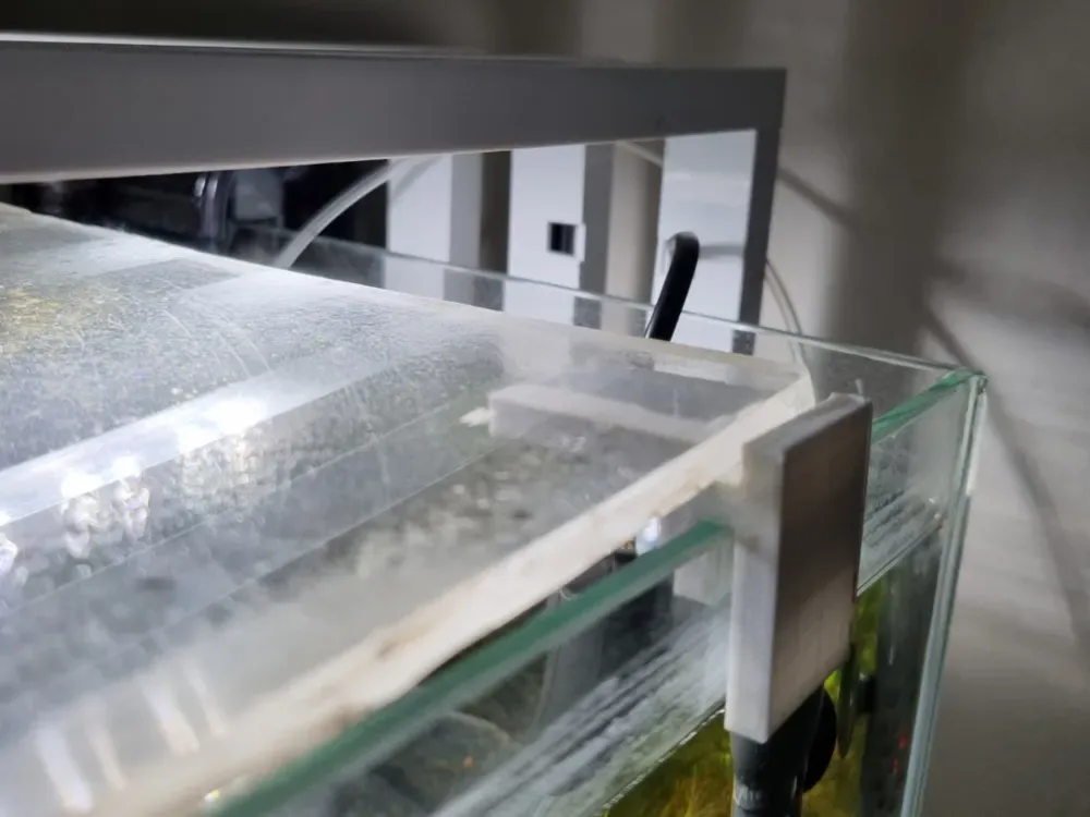 Soporte de vidrio para acuario para impresión 3D, vista 1