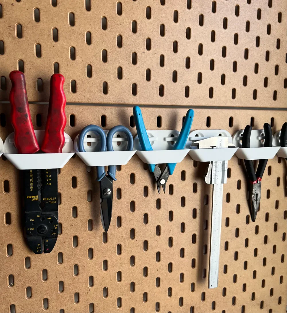 PORTAHERRAMIENTAS IKEA SKADIS para impresión 3D, vista 1