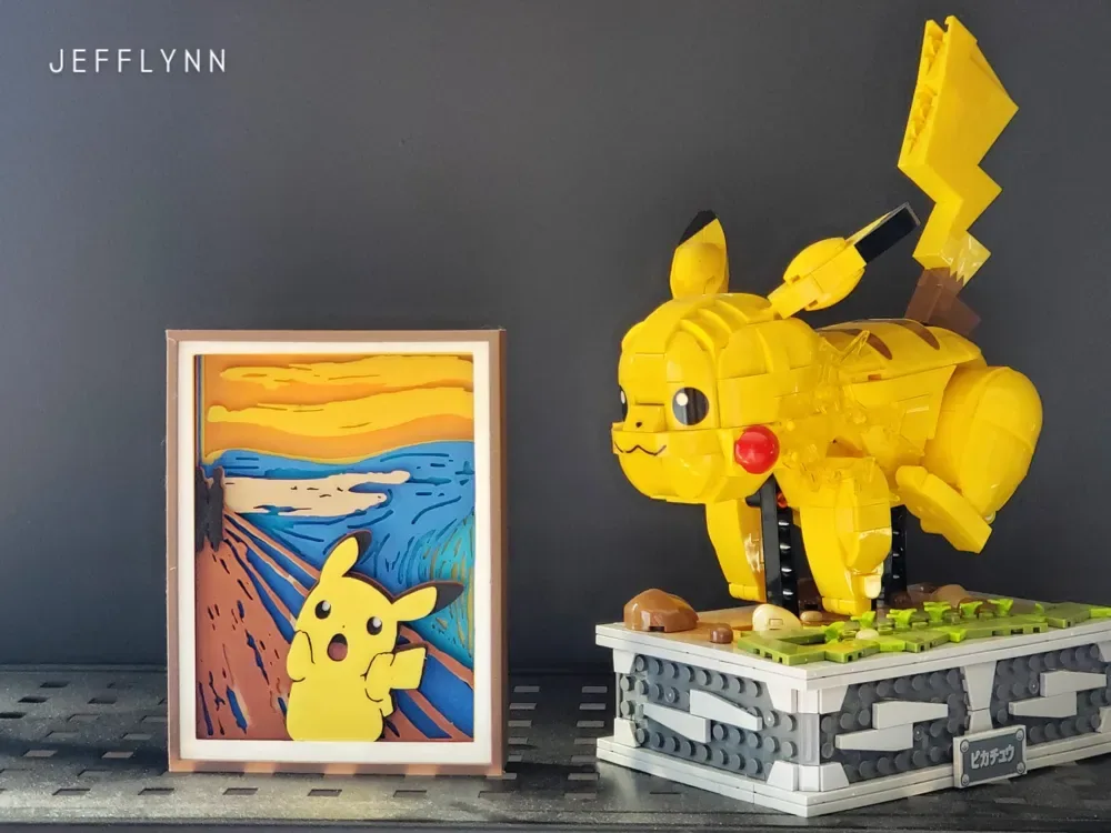 Cuadro Pikachu en El Grito - Shadow Box, vista 3