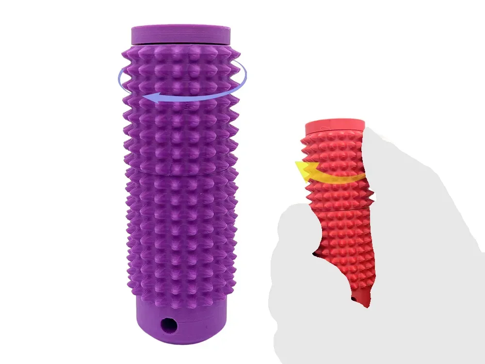 Little Ouchies Spiky Grippie Stim Fidget Llavero, vista 1