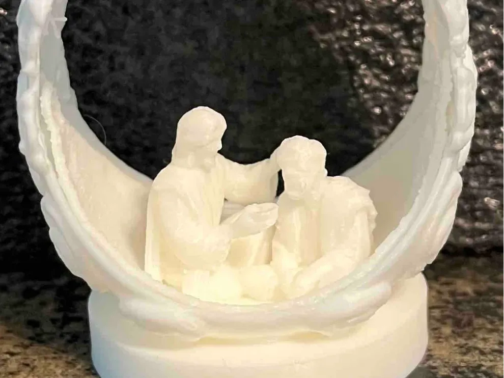 Jesús sana el huevo del ciego, vista 1