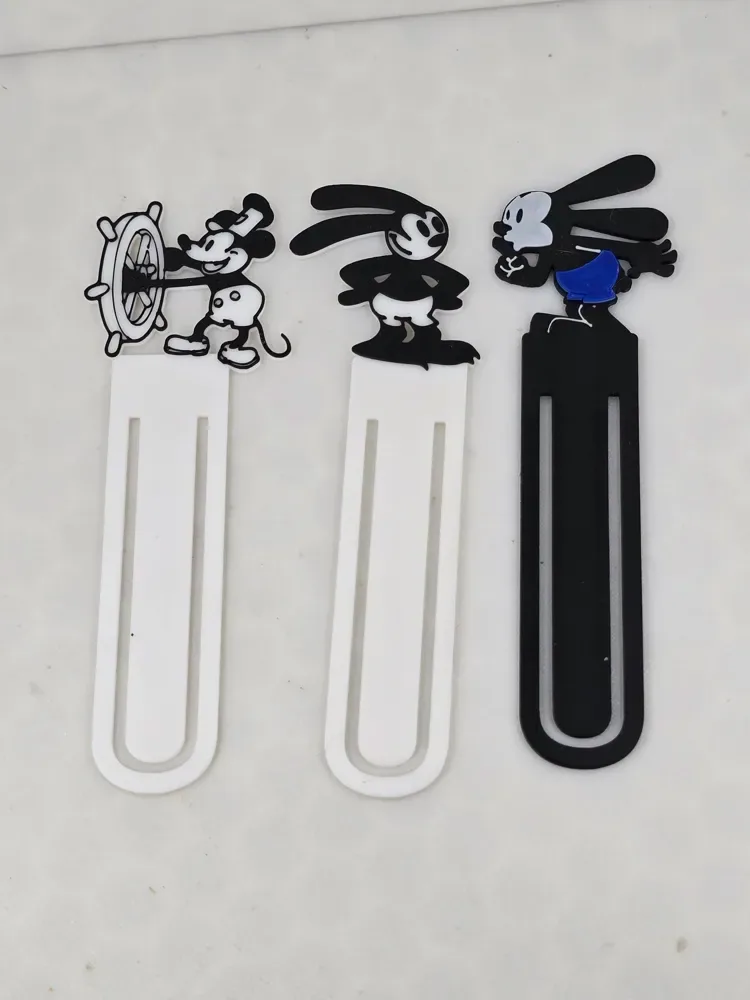 Steamboat Willie y Oswald el conejo Marcadores, vista 2