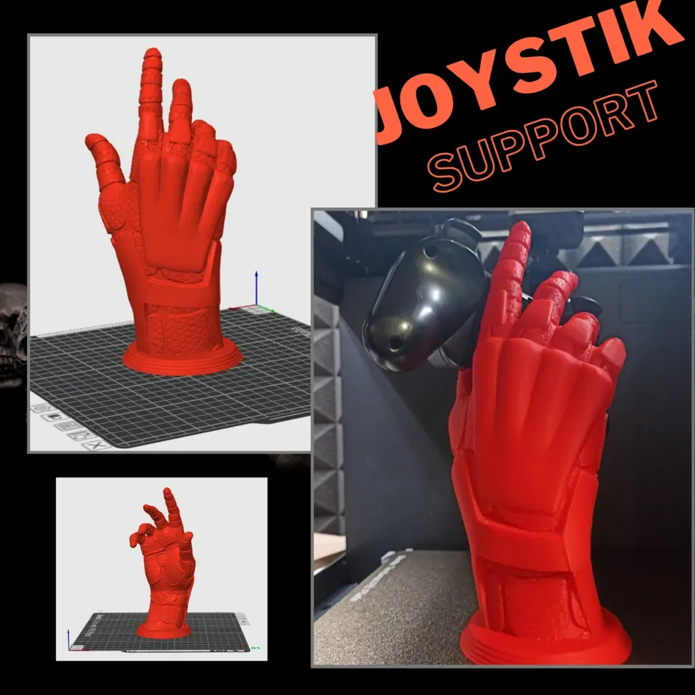 STAND PS4-PS5-XBOX,LA MANO DI JOHN-JOYSTICK-Soporte para mando, vista 2