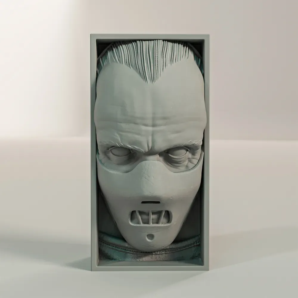 Hannibal Lecter Rincón de libros y soporte de pared, vista 3