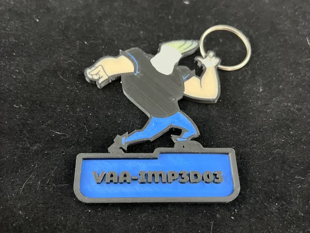 Llavero Personalizable Johnny Bravo, vista 1